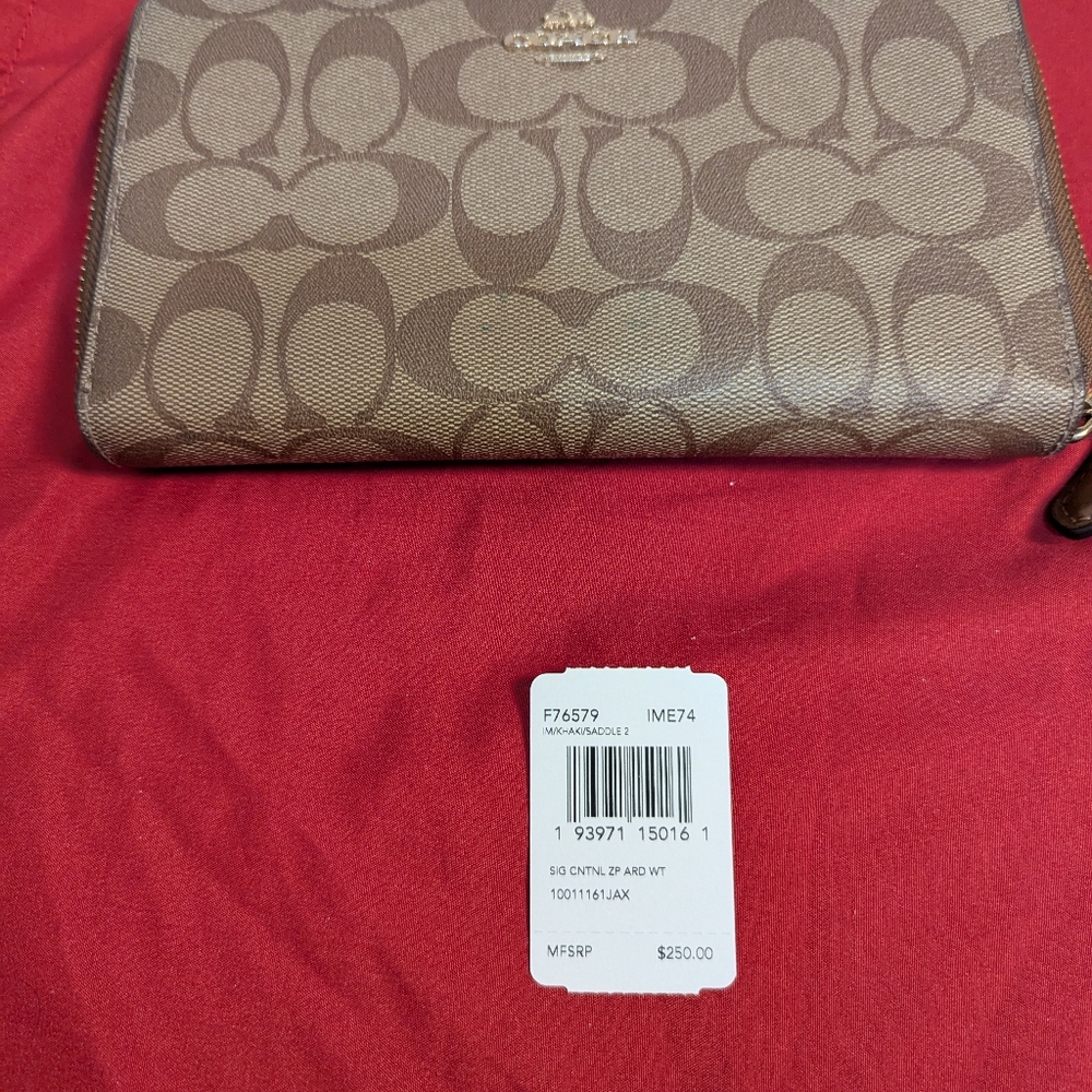 Coach CC Brown Wallet